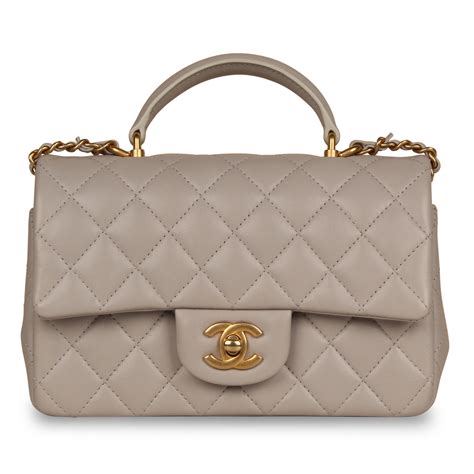 chanel classic flap mini handle